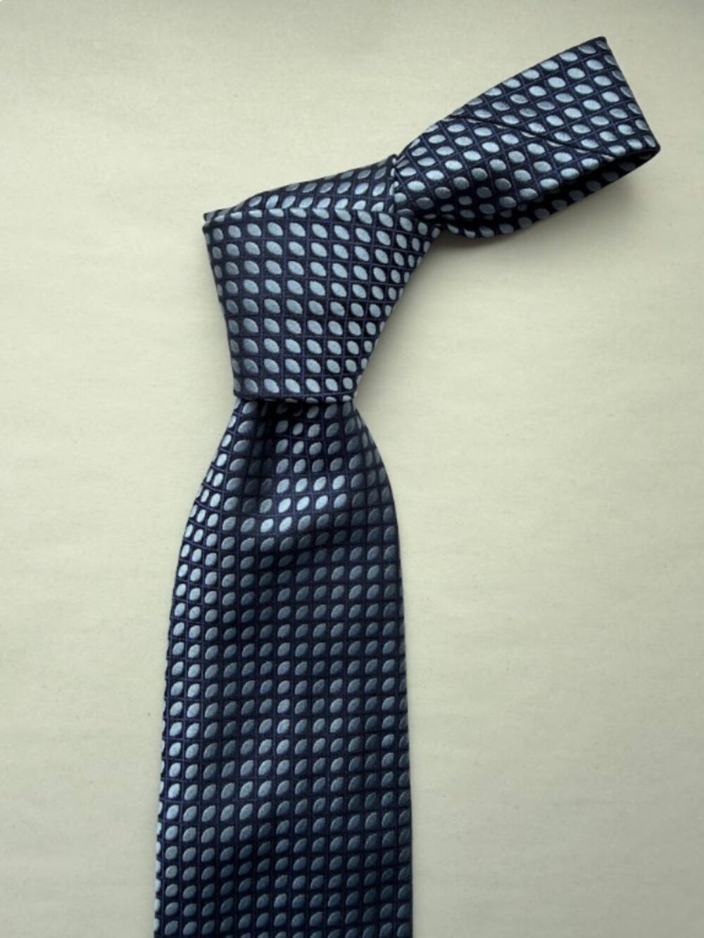 Charvet Paris Silk Jacquard Geometric Men's Luxury Necktie Tie